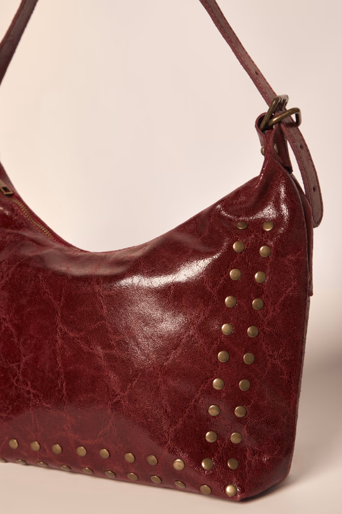 Bolso Monroe Piel · burdeos - Imagen 2