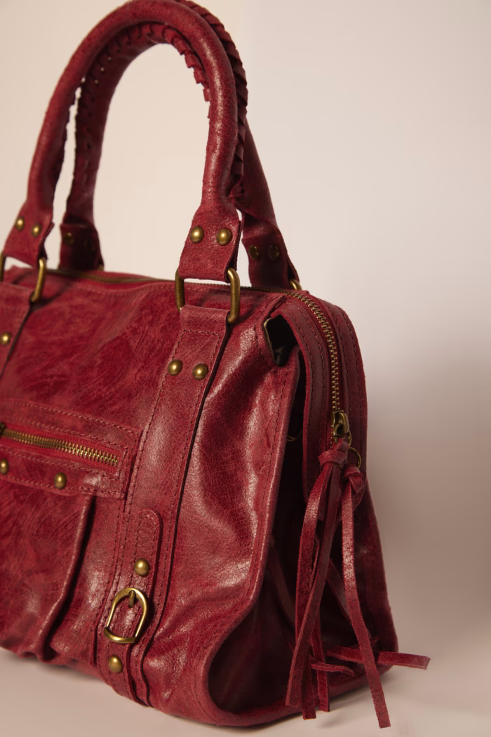 Bolso Madison maxi Piel · rojo - Imagen 3