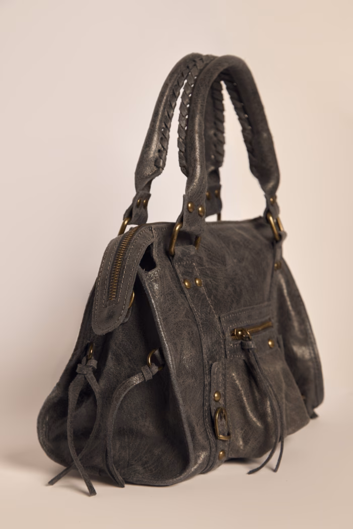 Bolso Madison mini Piel · gris - Imagen 3