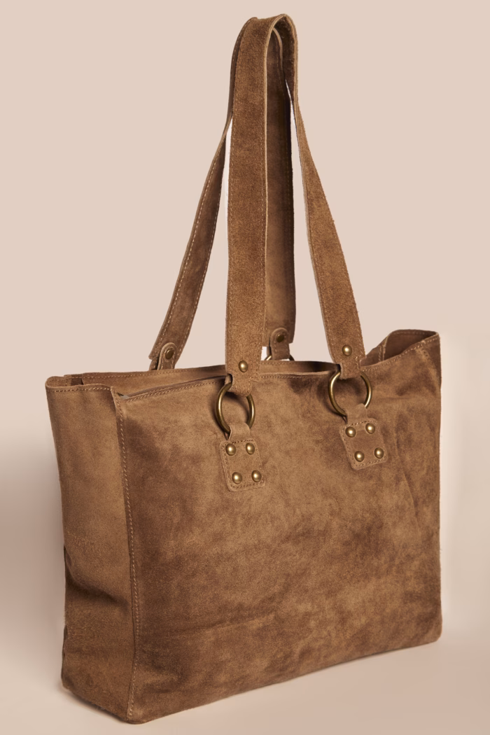 bolso irvine piel · camel - Imagen 2